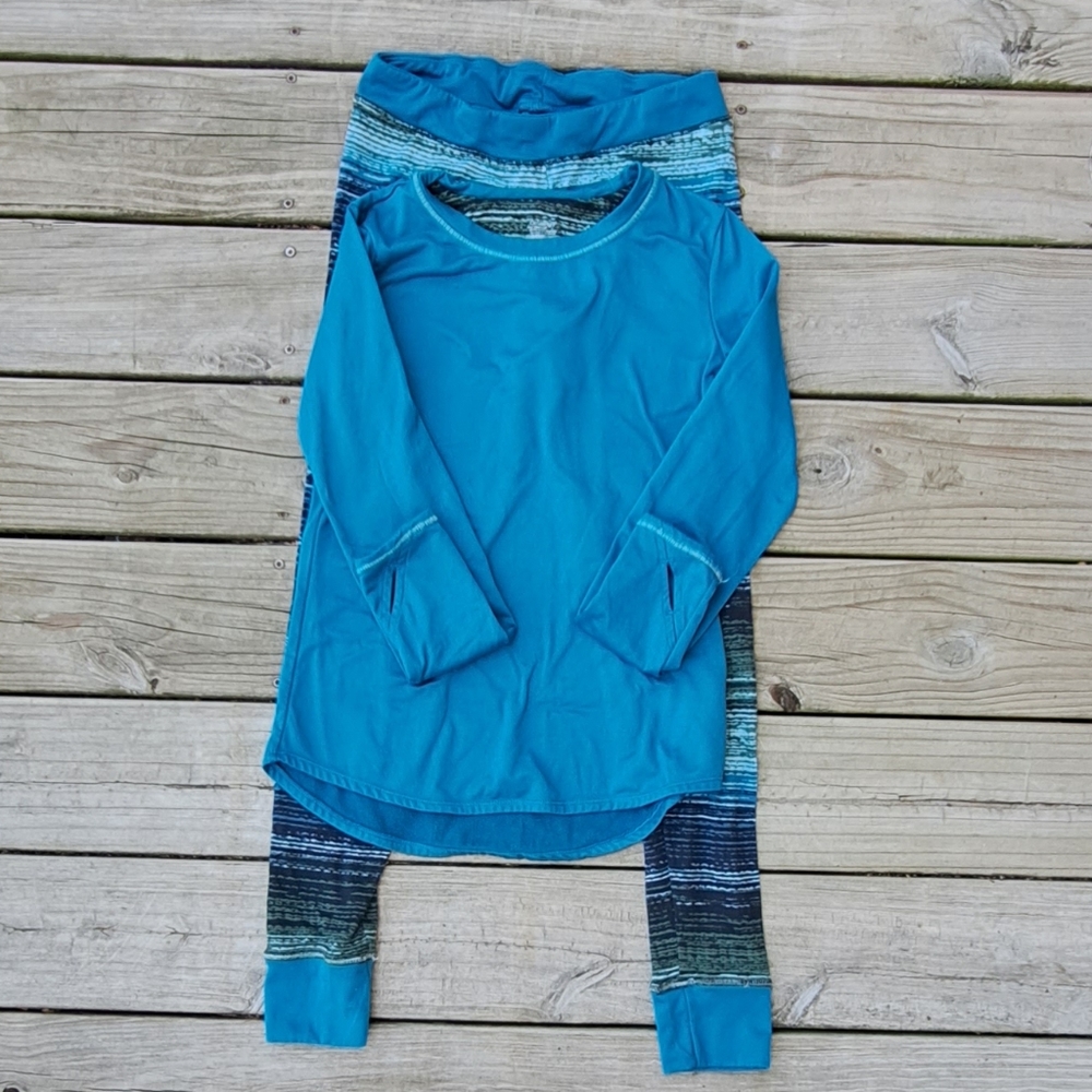 Size S/CH Climate Right By Cuddl Duds 2 PIECE Top & Bottoms Set